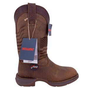 Durango Mens Rebel X-Pand Embroidery Leather Western Boots 7M Oil Resistant NWOB